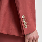 Blazer donna doppiopetto rosso mattone A01214D 01926124 PESERICO 