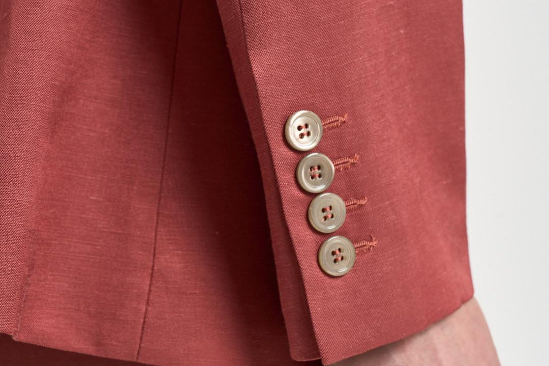 Blazer donna doppiopetto rosso mattone A01214D 01926124 PESERICO 