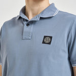 Polo uomo manica corta celeste 2200010 S0018V0024 STONE ISLAND 
