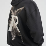 Felpa uomo Archangel grigio antracite MLM4238 BLACK REPRESENT 