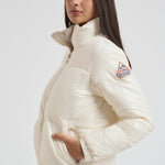 Piumino Goldin donna bianco HWY038 1025 PYRENEX 