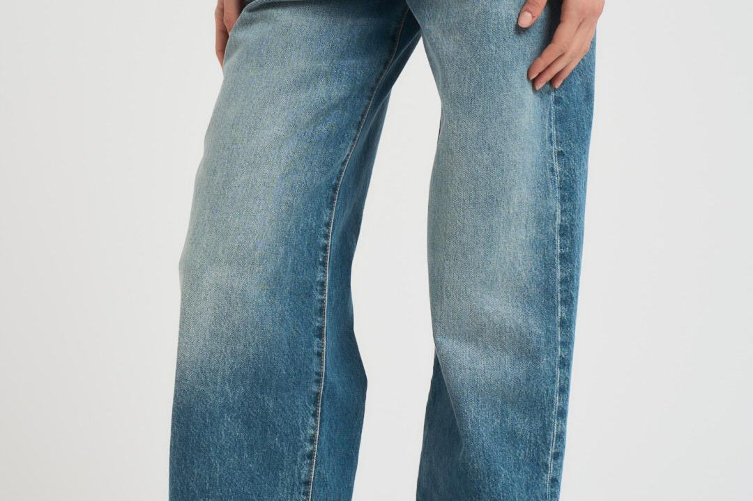 Jeans Poppy donna in denim chiaro POPPY AGEDSTONE ICON DENIM 