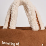 Borsa donna Vanity mini Shearling cammello VANITYMNSHEAR 1910 MC2 SAINT BARTH 