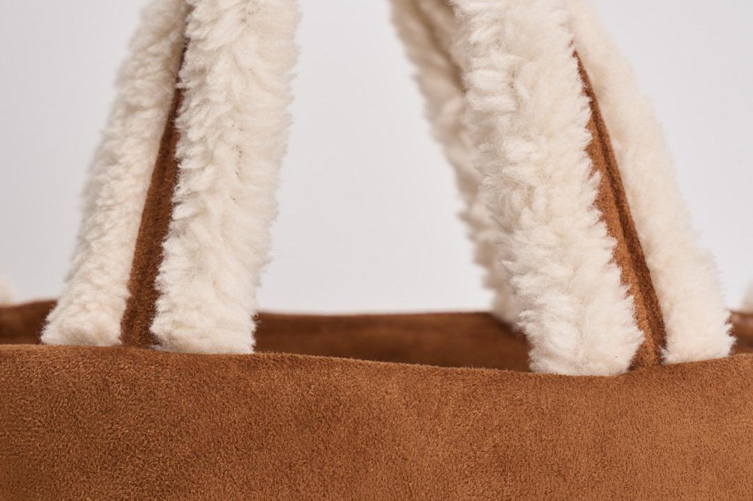 Borsa donna Vanity mini Shearling cammello VANITYMNSHEAR 1910 MC2 SAINT BARTH 