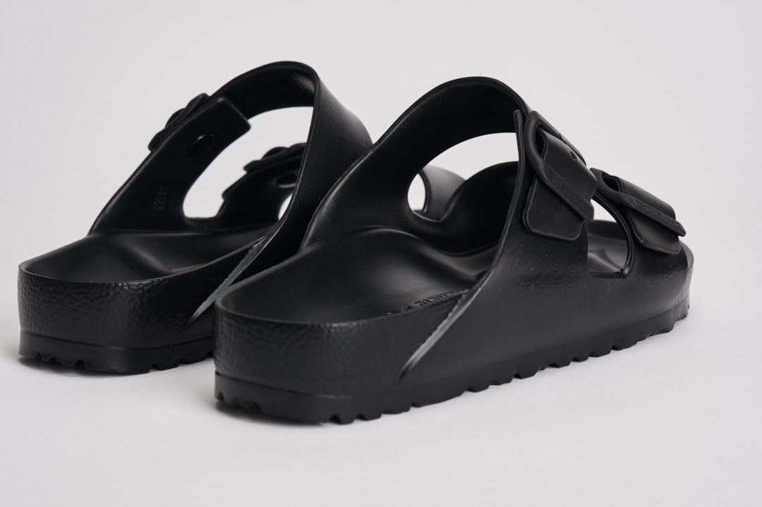 Sandalo arizona in gomma donna 129423 BLACK BIRKENSTOCK 