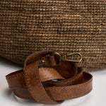 Borsa donna Mirozy in rafia marrone MIROZY DARKTEA IBELIV 