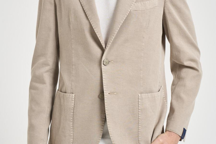 Giacca uomo monopetto pietra GL797MF 102512 SANTANIELLO 