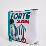 Pochette donna Forte Dei Marmi bianca e verde acqua ALINE 02579L MC2 SAINT BARTH 