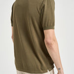 Polo uomo in maglia verde SLOANCOTTON 52 MC2 SAINT BARTH 