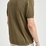Polo uomo in maglia verde SLOANCOTTON 52 MC2 SAINT BARTH 