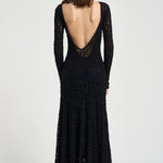 Abito donna in pizzo nero 14896 8001 FORTE FORTE 