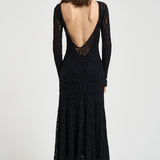 Abito donna in pizzo nero 14896 8001 FORTE FORTE 
