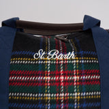 Borsone uomo da viaggio tartan JETLEGWOOL TART61EMB MC2 SAINT BARTH 