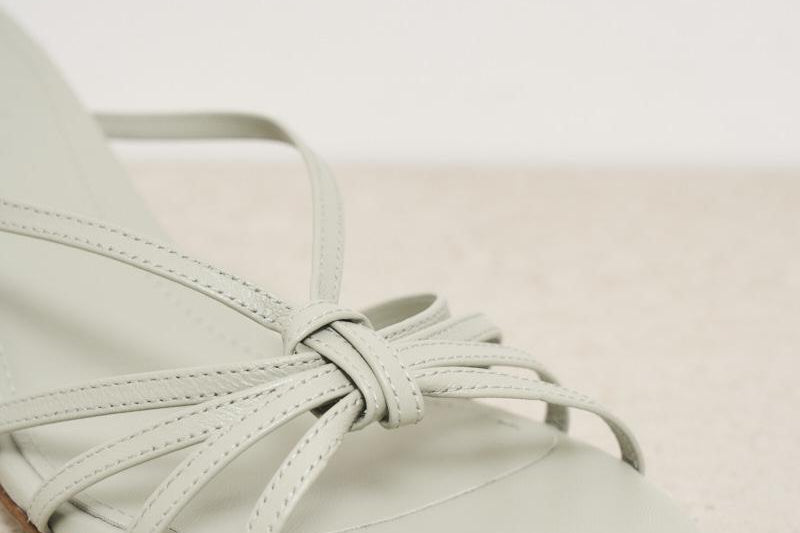 Sandali mule donna Abby grigio chiaro PRAR55ST141 CLOUD AEYDE 