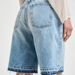 Bermuda donna Lulu in denim chiaro LULU 8819SKYBLUE ICON DENIM 