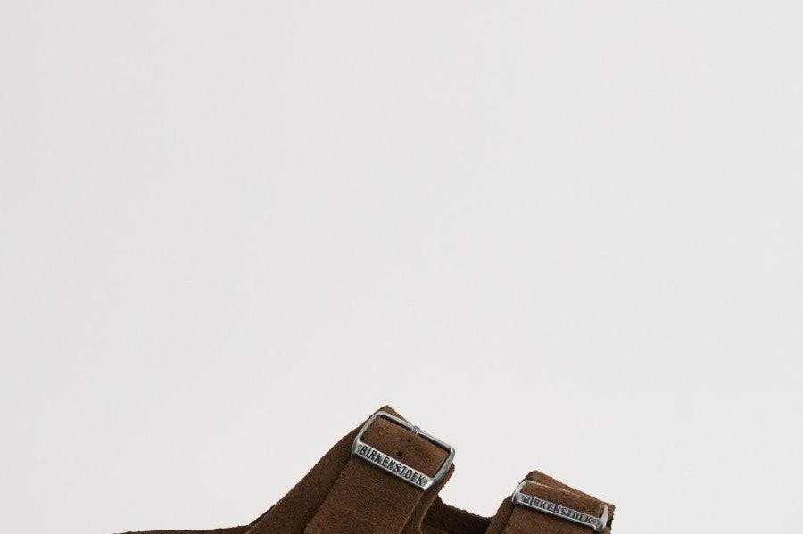 Sandalo donna Arizona in suede marrone 1031640 CARAFE BIRKENSTOCK 