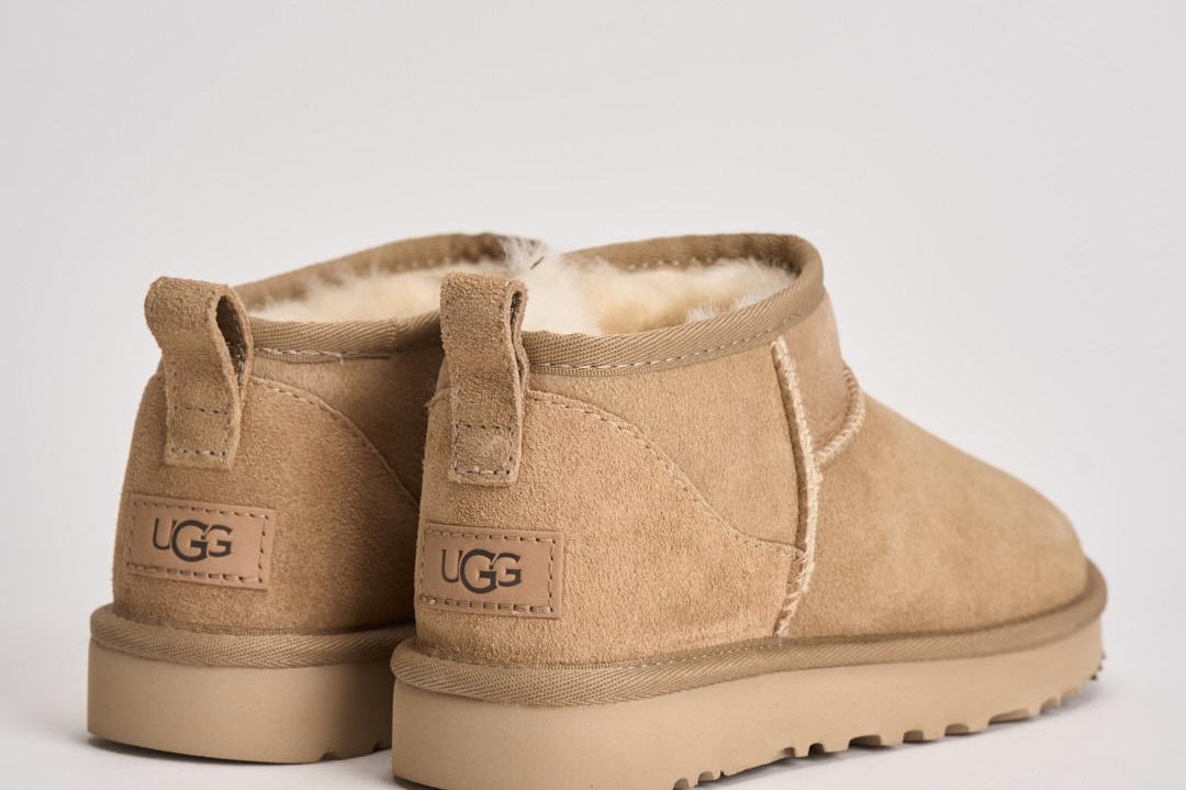 Stivali donna classic ultra mini sabbia 1116109 SAN UGG 
