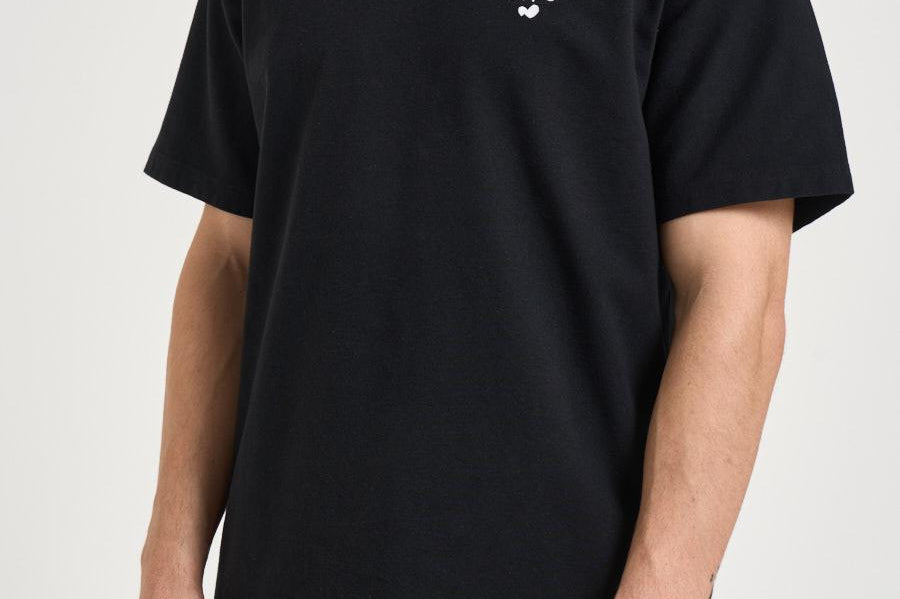 T-shirt uomo girocollo nera 125T 1 ARTE ANTWERP 
