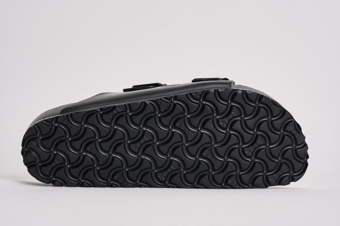 Sandalo arizona in gomma donna 129423 BLACK BIRKENSTOCK 