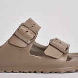 Sandalo uomo Arizona gomma tortora 1030447 TAUPE BIRKENSTOCK 
