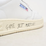 Sneakers uomo Medalist bianca e nera. AULM ML02 AUTRY 