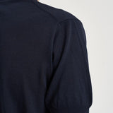Polo uomo in maglia blu notte M060526 151 ACCADEMIE TESSILI 