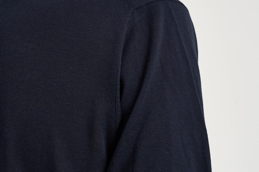 Polo uomo in maglia blu notte M060526 151 ACCADEMIE TESSILI 