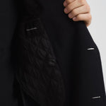 Cappotto uomo doppiopetto nero ARDEN 350001N5051 TAGLIATORE 