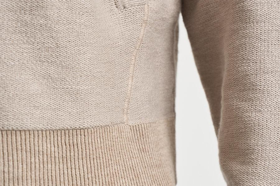 Felpa uomo in maglia con zip pietra 5100050 S01B0V009A STONE ISLAND 