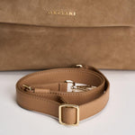 Borsa donna Sveva midi in suede beige BT2006 BISCOTTO ORCIANI 