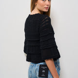 Blusa donna Azelia nera PU0661FA C1L15E01BK MARANT ETOILE 