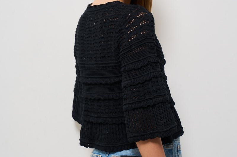 Blusa donna Azelia nera PU0661FA C1L15E01BK MARANT ETOILE 
