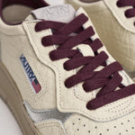 Sneakers donna Medalist panna e bordeaux AULW NE19 AUTRY 