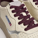 Sneakers donna Medalist panna e bordeaux AULW NE19 AUTRY 