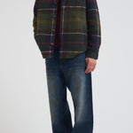 Giacca uomo tartan verde e blu MOSS0400 TN11 BARBOUR 