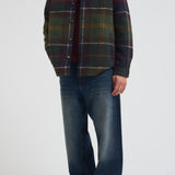 Giacca uomo tartan verde e blu MOSS0400 TN11 BARBOUR 