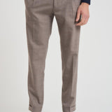 Pantalone uomo chino tortora RETRO BN7000XLTBROWN BERWICH 