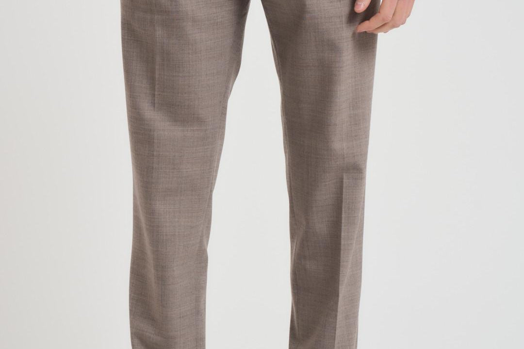 Pantalone uomo chino tortora RETRO BN7000XLTBROWN BERWICH 