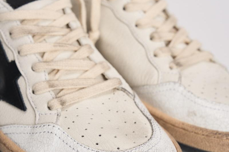 Sneakers Ballstar donna bianca GWF00117 F00377110283 GOLDEN GOOSE 
