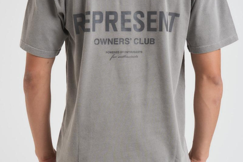 T-shirt uomo girocollo grigia OCM41114 ULTIMATEGREY REPRESENT 