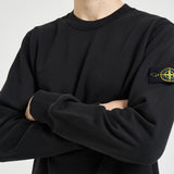 Felpa uomo girocollo nera 6100060 S0051V0029 STONE ISLAND 