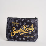 Pochette donna Aline bandana nera ALINE 03518L MC2 SAINT BARTH 