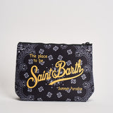 Pochette donna Aline bandana nera ALINE 03518L MC2 SAINT BARTH 