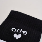 Calze uomo con logo nere. 198M 1 ARTE ANTWERP 