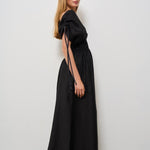Abito donna lungo nero AD2613O 2002 ALPHA STUDIO 