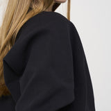 Maglia donna con incrocio nera F5SG30 Y69 LIVIANA CONTI 