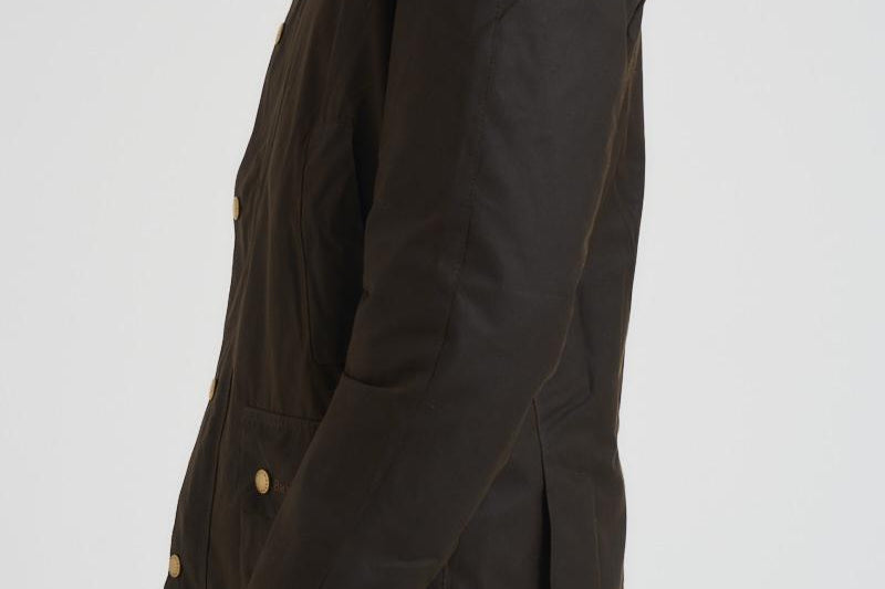 Giacca uomo cerata Ashby verde militare MWX0339 OL71 BARBOUR 