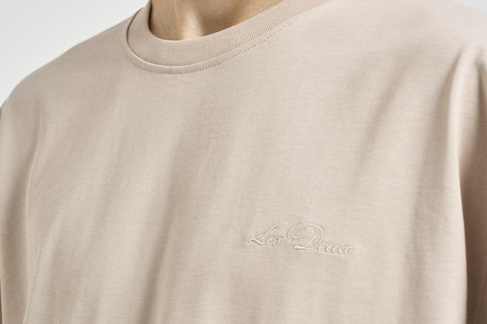 T-shirt uomo girocollo beige 1001491 LIGHTSAND LES DEUX 