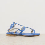 Sandali donna denim blu W46  EMANUELA CARUSO CAPRI 