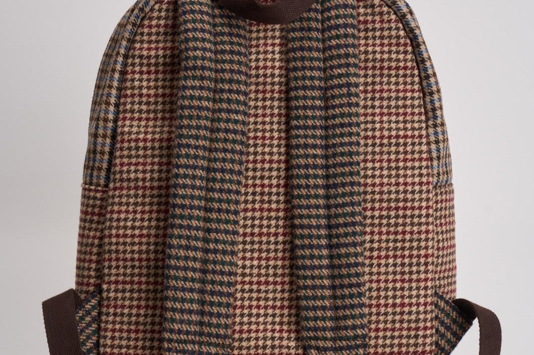 Zaino uomo pied de poule marrone CODY PIED DE POULEMIX MC2 SAINT BARTH 